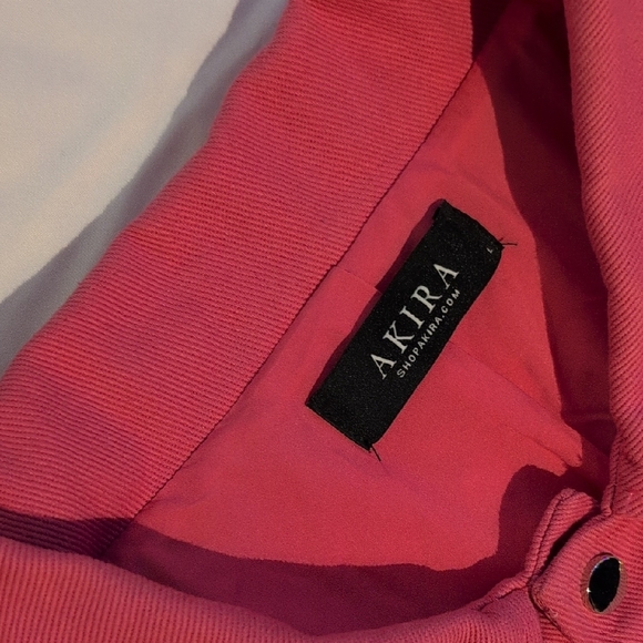 AKIRA Bold Pink Sequined Jacket - Picture 3 of 4